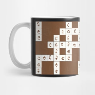 Coffee Crossword Mug